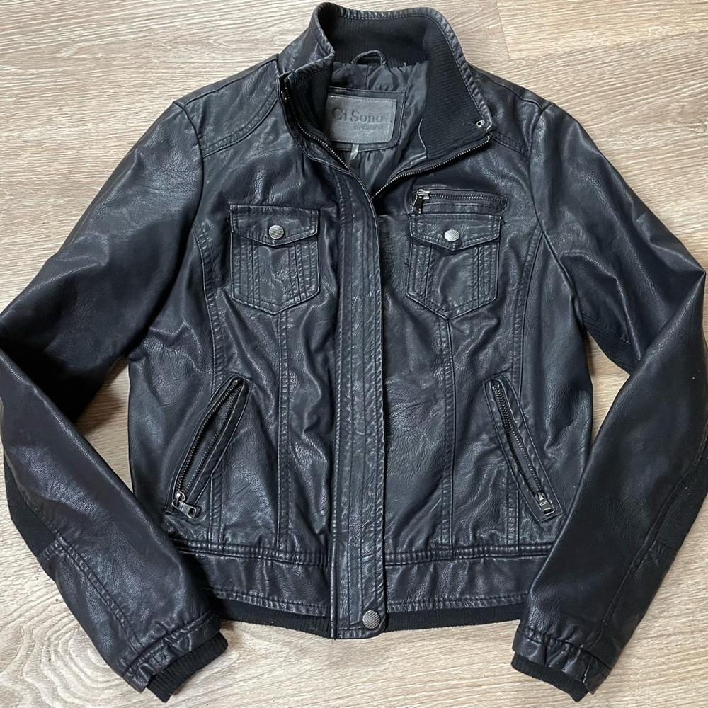 Ci Sono Pleather Jacket